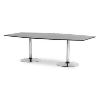 Rokovací stôl Flexus 2400x1200 FLEXUS, šedá / chróm obrázok