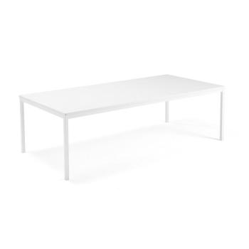 Rokovací stôl MODULUS, 2400x1200 mm, 4 nohy, biela / biela obrázok