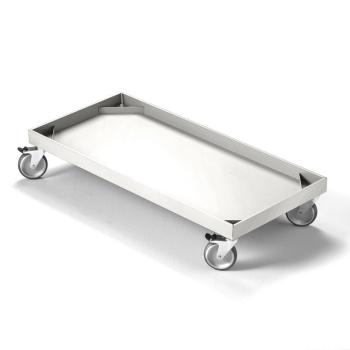Sada koliesok pre kovové skrine SERVE, Š 950 mm, biela obrázok