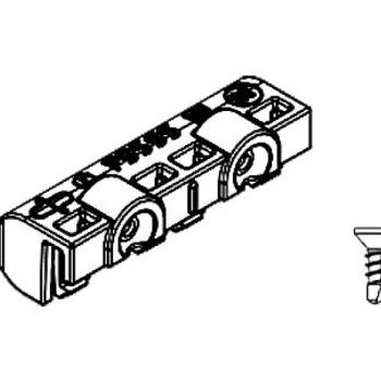 Set fixačné spona 9487, P9595   skrutku P9594   bit, TWINSON O-WALL Spona 40 ks Skrutka 90 ks Bit 1 ks obrázok