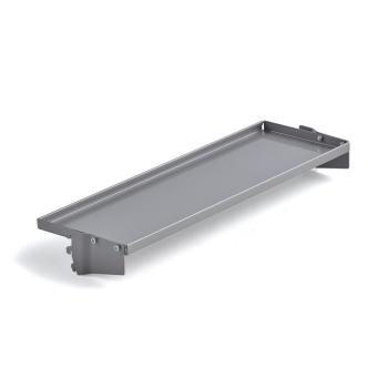 Šikmá oceľová polica k dielenskému stolu MOTION, 645x210 mm obrázok