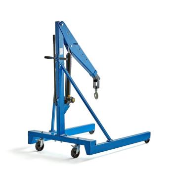 Skladací dielenský žeriav, nosnosť 1000 kg, modrý obrázok