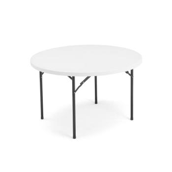 Skladací stôl MIKA, Ø1220 mm, plast obrázok