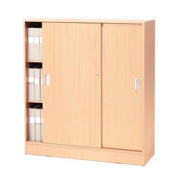 Skriňa s posuvnými dverami FLEXUS, 1325x1200x415 mm, buk obrázok