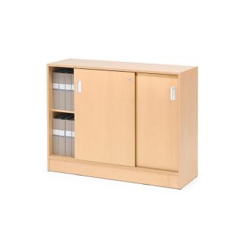 Skriňa s posuvnými dverami FLEXUS, 925x1200x415 mm, buk obrázok
