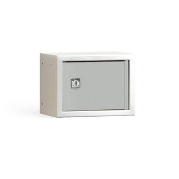 Skrinka na osobné veci CUBE, šedá, 150x200x150 mm obrázok