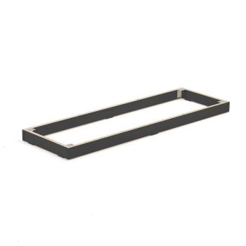 Sokel MODULUS XL, Š 1200 mm, čierna obrázok