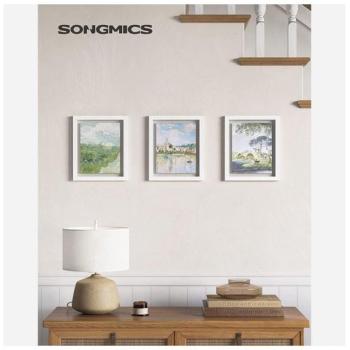 SONGMICS Fotorámiky 27 x 32 cm 3 ks biele obrázok