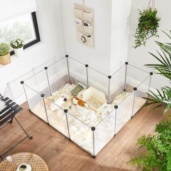 SONGMICS Klietka pre domáce zvieratá variabilná 143 × 73 × 46 cm obrázok