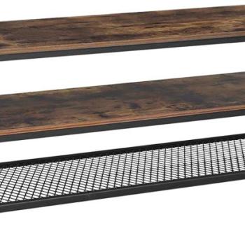 SONGMICS Televízny stolík industriálny 140 cm obrázok