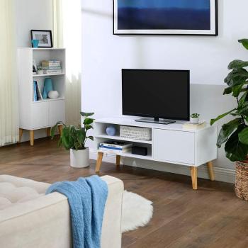 SONGMICS Televízny stolík škandinávsky dizajn 110 cm obrázok