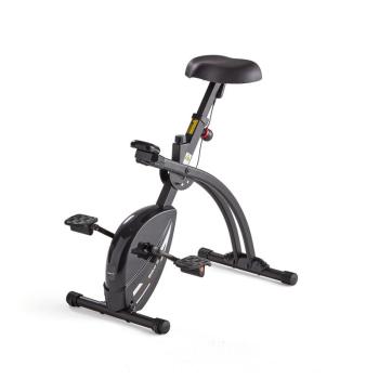 Stacionárny bicykel pre prácu v kancelárii, čierny obrázok