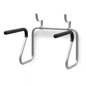 Stojan na odpadové vrecia, nástenný, 125 L, galvanizovaný obrázok