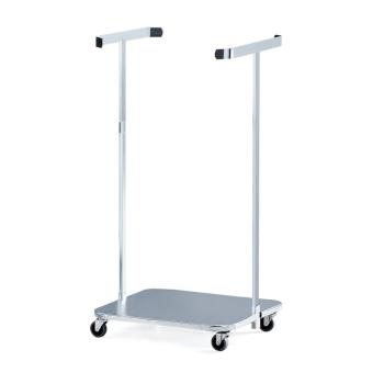 Stojan na odpadové vrecia (vrecia na prádlo), objem 125 L, galvanizovaný obrázok