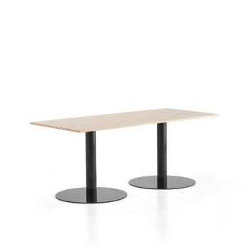 Stôl ALVA, 1800x800x720 mm, antracit, breza obrázok