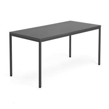Stôl MODULUS, 1600x800 mm, čierna konštrukcia, čierny obrázok