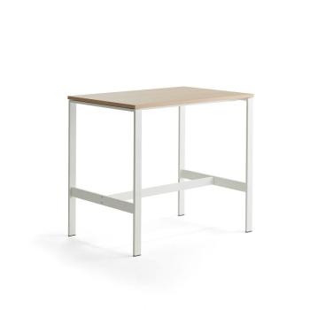 Stôl VARIOUS, 1200x800x1050 mm, biela, dub obrázok