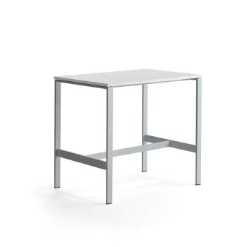 Stôl VARIOUS, 1200x800x1050 mm, strieborná, biela obrázok
