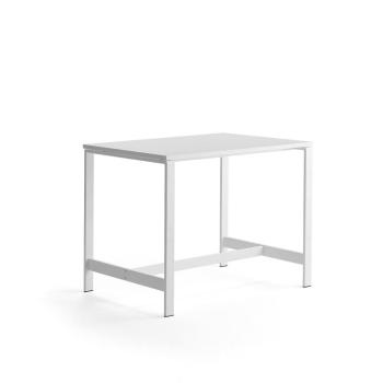 Stôl VARIOUS, 1200x800x900 mm, biela, biela obrázok