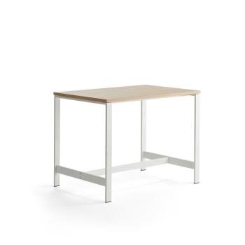 Stôl VARIOUS, 1200x800x900 mm, biela, dub obrázok