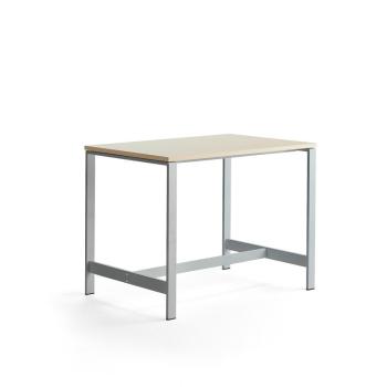 Stôl VARIOUS, 1200x800x900 mm, strieborná, breza obrázok