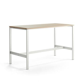 Stôl VARIOUS, 1800x800x1050 mm, biela, dub obrázok