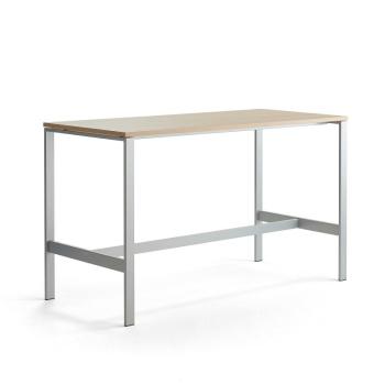 Stôl VARIOUS, 1800x800x1050 mm, strieborná, dub obrázok
