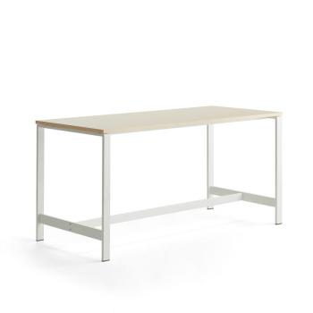 Stôl VARIOUS, 1800x800x900 mm, biela, breza obrázok