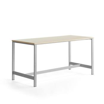 Stôl VARIOUS, 1800x800x900 mm, strieborná, breza obrázok