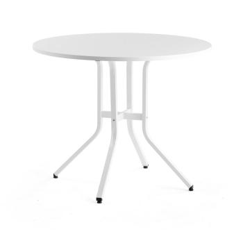 Stôl VARIOUS, Ø1100x900 mm, biela, biela obrázok