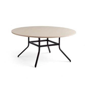 Stôl VARIOUS, Ø1600 mm, výška 740 mm, čierna, breza obrázok