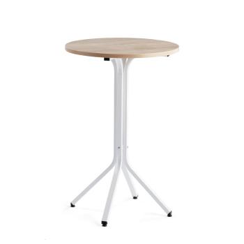 Stôl VARIOUS, Ø700x1050 mm, biela, dub obrázok