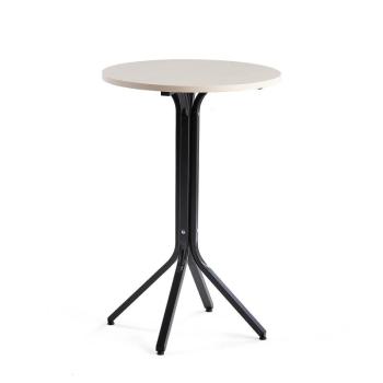 Stôl VARIOUS, Ø700x1050 mm, čierna, breza obrázok