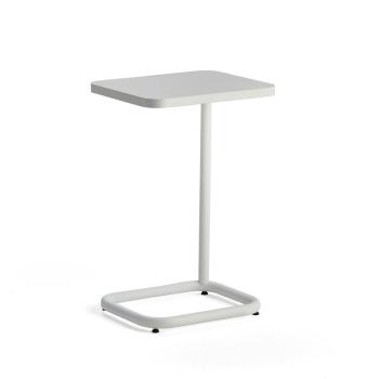Stolík na notebook STANDBY, 425x350x647 mm, biely rám, biela doska obrázok