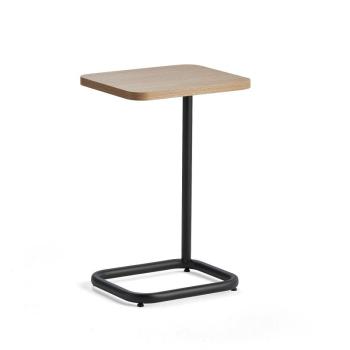 Stolík na notebook STANDBY, 425x350x647 mm, čierny rám, dubová doska obrázok