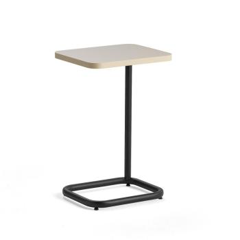 Stolík na notebook STANDBY, 425x350x647 mm, čierny rám, šedobéžová doska obrázok