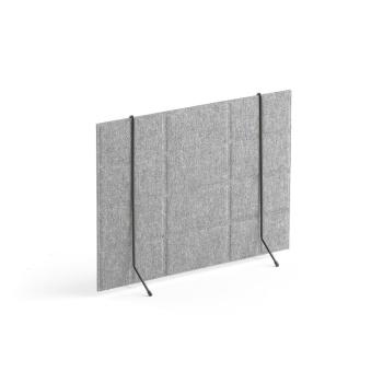 Stolový paraván SPLIT, 600x430 mm, svetlošedá obrázok