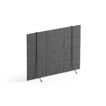 Stolový paraván SPLIT, 600x430 mm, tmavošedá obrázok
