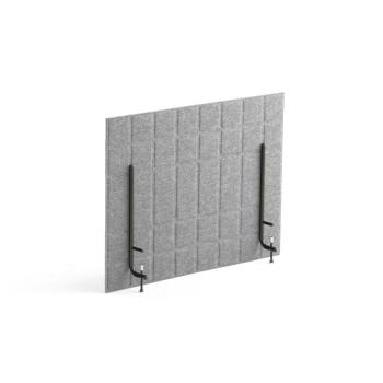 Stolový paraván SPLIT, 800x600 mm, svetlošedý obrázok