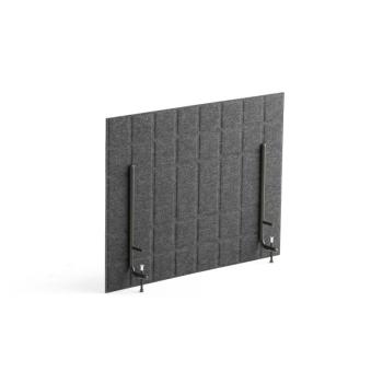 Stolový paraván SPLIT, 800x600 mm, tmavošedý obrázok