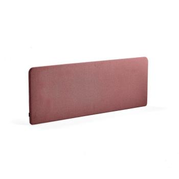 Stolový paraván ZONE, čierne svorky, 1800x650x36 mm, látka Rivet, slivková obrázok