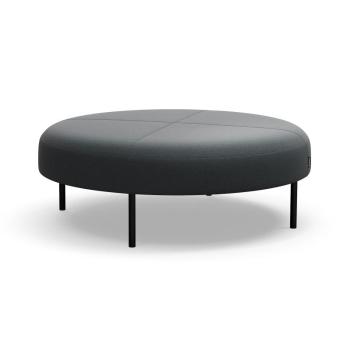 Taburet na nožičkách VARIETY, Ø 1200 mm, látka Pod CS, antracit obrázok