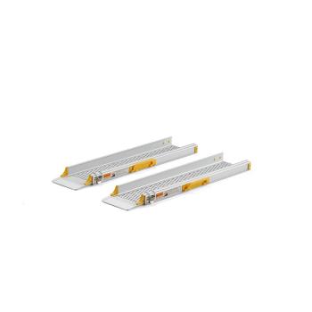 Teleskopická nájazdová rampa, nosnosť 270 kg/pár, 1500x200x50 mm obrázok