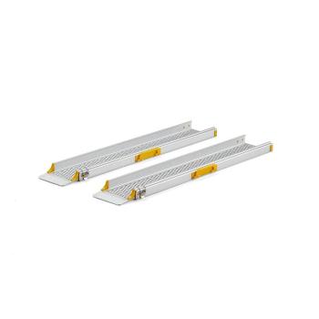 Teleskopická nájazdová rampa, nosnosť 270 kg/pár, 2100x200x50 mm obrázok