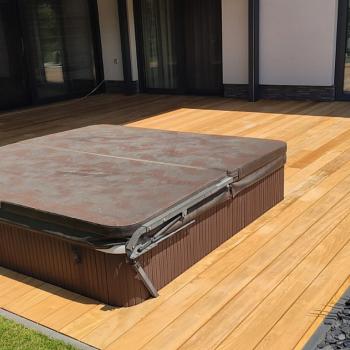 Terasové dosky iCLIP GARAPA 19 × 90 × 1830 mm | hladká | drážka obrázok