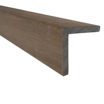 Ukončovacia lišta WPC UNVOC COEX extrudovaná hnedá HAG002 50 x 50 x 2200 mm obrázok