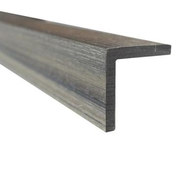 Ukončovacia lišta WPC UNVOC COEX extrudovaná šedá HAG004 50 x 50 x 2200 mm obrázok