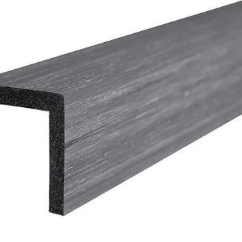Ukončovacia lišta WPC UNVOC COEX tmavo šedá D002 40 x 60 x 2200 mm obrázok