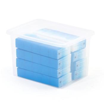 Úložný box BLAKE, 20 L, 390x290x245 mm, priehľadný obrázok