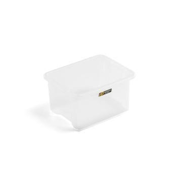 Úložný box BLAKE, 365x295x200 mm, 15 L, priehľadný obrázok